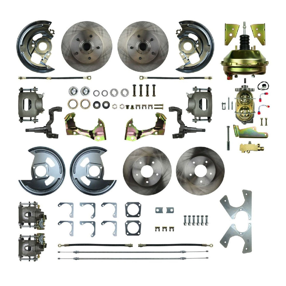 Disc Brake Conversion Kit, 4-Wheel Power
