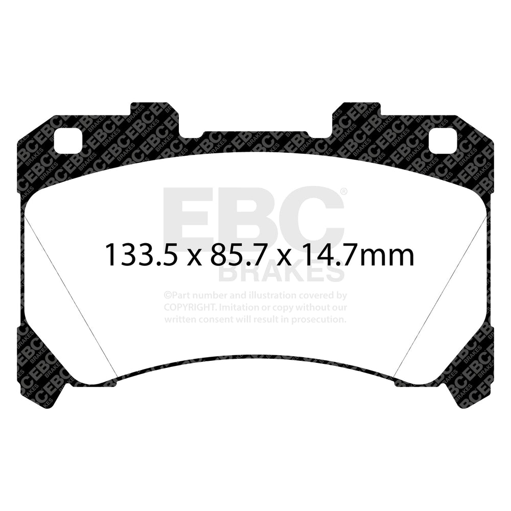 EBC Racing 2023+ Toyota GR Corolla RP-X Front Brake Pads