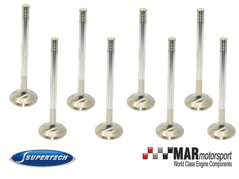 Supertech Opel/Vauxhall C20XE/C20LET 30x6.95x105.00mm Flat Inconel Exhaust Valve - Set of 8