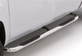 ~(49 lbs. 93X15X7)~ ***Discontinued***3 In ROUND BENT STAINLES STEEL NERF BARS 2010-2013 DODGE RAM HD MEGA CAB COLOR: STAINLESS
