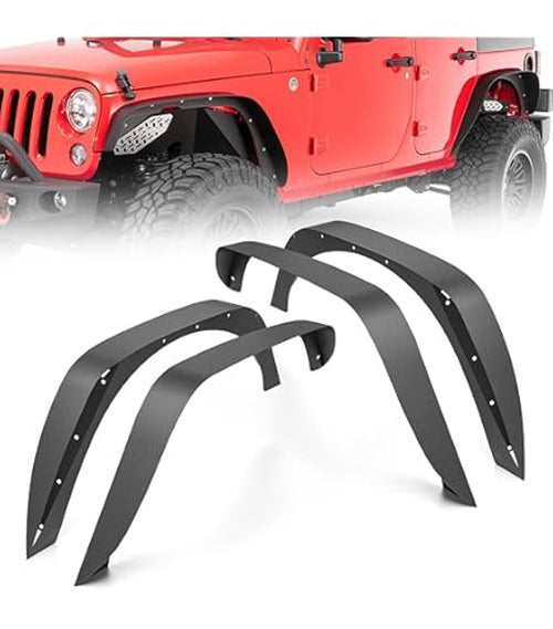 20C JEEP GLADIATOR;GRANITE SERIES REAR FENDER FLARES; BLACK