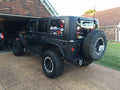 ~(42 lbs. 39X21X17)~  EVO Rear RockSkins Raw JK 2007-2017 Jeep Wrangler JKU