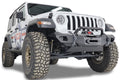 JK/JL/JT Black Ops Base Front Bumper (Driver and Passenger Shorty Wings) (Bare Steel)