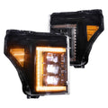 XB LED Headlights: Ford Super Duty (11-16) (Pair Amber DRL)