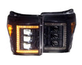 XB LED Headlights: Ford Super Duty (11-16) (Pair Amber DRL)