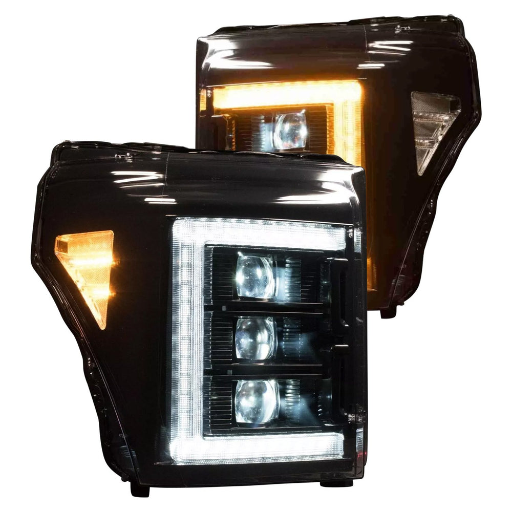 1116 F250/F350/F450 SUPER DUTY XB LED PROJECTOR HEADLIGHTS