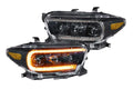 ~(40 lbs. 26X30X14)~ Morimoto XB LED Projector Headlights (Amber DRL): Toyota Tacoma 2016 2017 2018 2019 2020