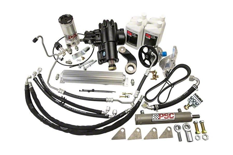 Cylinder Assist Steering Kit Weld On 6.75 Afm Axle 1.5 Tie Rod 12-18 Wrangler JK 3.6L PSC Steering