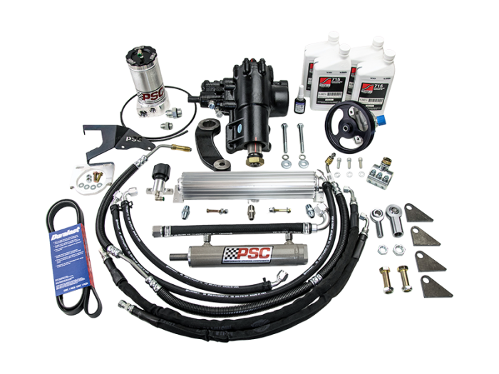 Cylinder Assist Steering Kit Weld On 8.0 AFM Axle 1.375 Tie Rod 07-11 Wrangler 3.8L PSC Steering