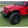 ~(7 lbs. 21X10X5)~ Jeep Wrangler JL/Gladiator 9.5 x 0.75 Inch Slim Chop Kit DRL w/ Sequential Switchback Turn Signal and Side Marker Light