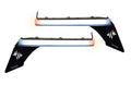 ~(7 lbs. 21X10X5)~ Jeep Wrangler JL/Gladiator 9.5 x 0.75 Inch Slim Chop Kit DRL w/ Sequential Switchback Turn Signal and Side Marker Light