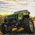 ~(7 lbs. 21X10X5)~ Jeep Wrangler JL/Gladiator 9.5 x 0.75 Inch Slim Chop Kit DRL w/ Sequential Switchback Turn Signal and Side Marker Light
