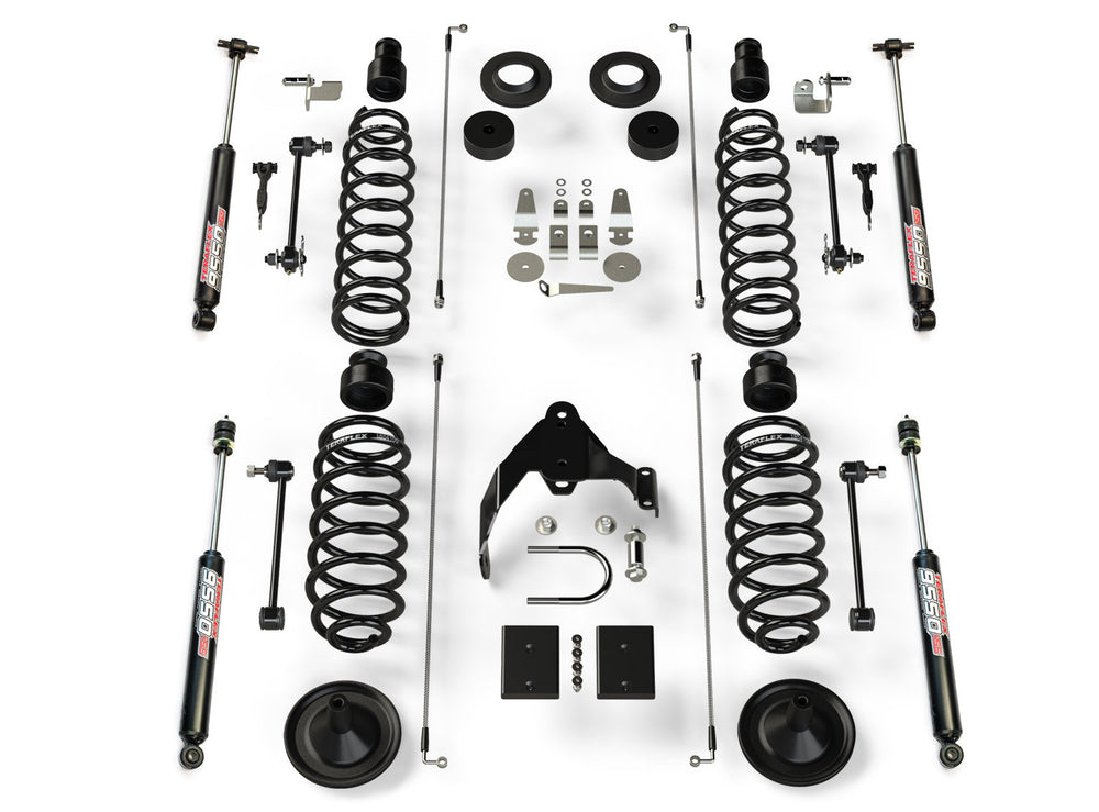 0718 JEEP WRANGLER JK 2DOOR 4 BASE LIFT KIT W/ VSS 9550 SHOCKS