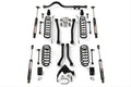JKU 4DOOR 3 LIFT KIT W/ 4 SPORT FLEXARMS TRACK BAR & VSS 9550 SHOCKS
