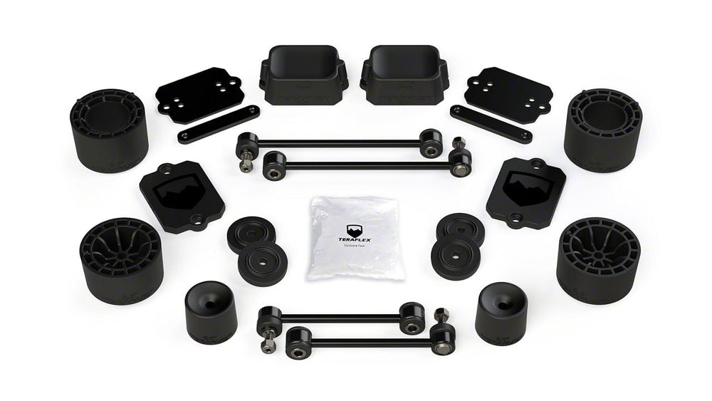 ~(20 lbs. 16X10X10)~ JLU 4-Door Sport/Sahara: 2.5in Performance Spacer Lift Kit - No Shocks or Shock Extensions
