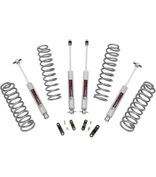 JLU 4DOOR RUBICON: 2.5 PERFORMANCE SPACER LIFT KIT W/ 9550 VSS SHOCKS
