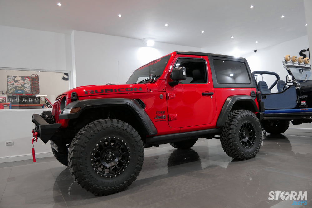JL 2DR SPORT/SAHARA: 2.5IN SPACER LIFT KIT W/ SHOCK EXTENSIONS