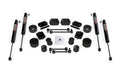 JL 2DOOR SPORT/SAHARA: 2.5 PERFORMANCE SPACER LIFT KIT W/ 9550 VSS SHOCKS