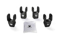 ~(4 lbs. 7X6X5)~ JL/JLU 2-2.5in Lift Shock Extension Bracket Kit (Front AND Rear)