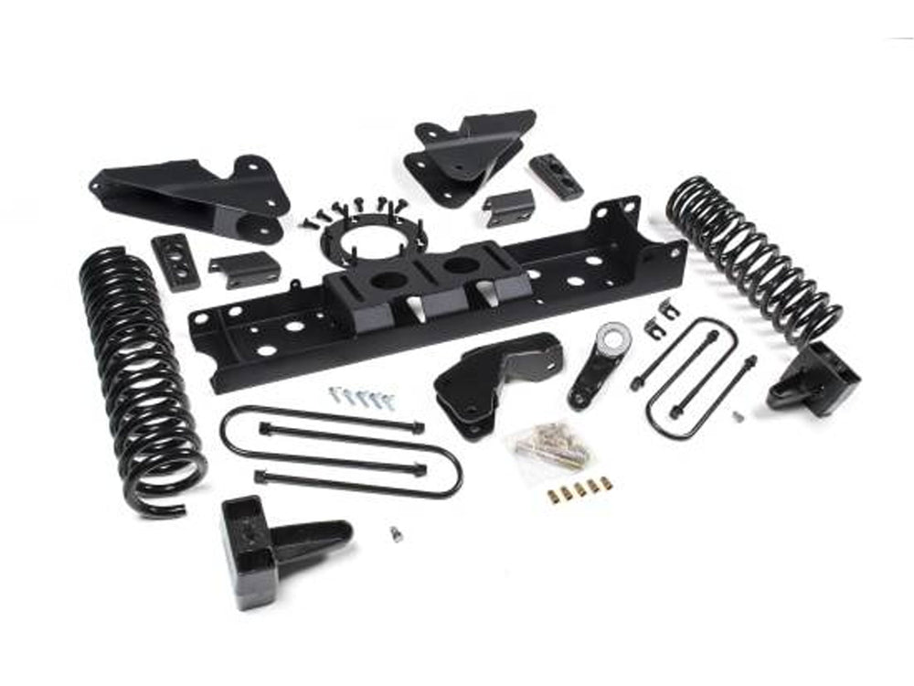 2019-2020 Ram 3500 5.5  Radius Arm Bracket - 5  Rear Block w/ overload - Gas - 6-Bolt T-Case - FOX Shocks