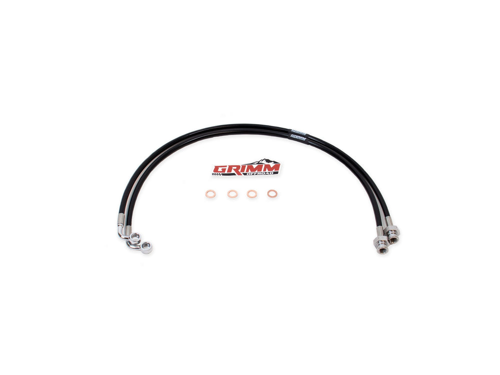 ~(2 lbs. 12X12X3)~ JEEP JT REAR BRAKE LINE KIT (BLACK)