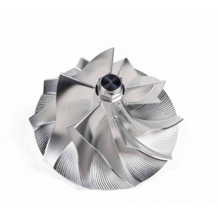 ~(1 lbs. 6X4X4)~ 15-16 FORD 6.7L PSD PERFORMANCE BILLET COMPRESSOR TWIN-BLADE WHEEL FOR STOCK TURBO NOT FOR CAB AND CHASSIS WICKED WHEEL 2 (WW2) COMPRESSOR WHEEL