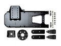 ~(51 lbs. 36X20X9)~  EVO MFG JL HD HINGE TIRE CARRIER Black 2018-2018 JEEP WRANGLER JL JLU