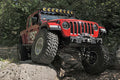 ~(77 lbs. 40X9X9)~  1 4 Pounder Front Bumper for Jeep Wrangler JK JL Gladiator JT Black EVO Mfg