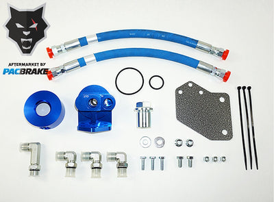 ***Discontinued******Discontinued***~(8 lbs. 15X9X7)~ Remote Oil Filter Relocation Kit For 09-18 RAM 1500 Classic HEMI w M22 x 1.5mm Filter Thread Pacbrake