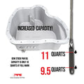 Deep Engine Oil Pan Raw 11-16 18 Hole
