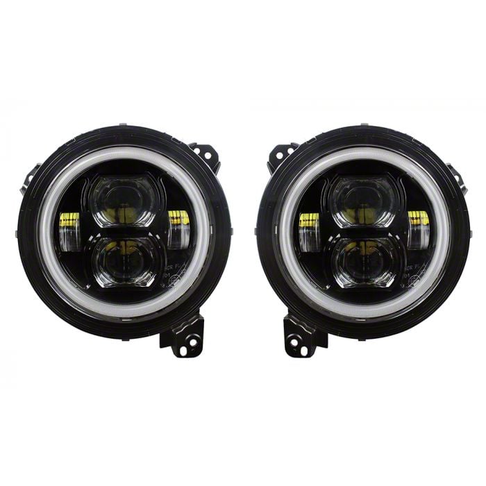 JEEP JL/JT 9' HEADLIGHTS WITH DRL