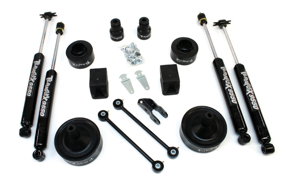 (KIT) 0718 JEEP WRANGLER JK 2.5IN BUDGET BOOST W/ ALL (4) 2.5IN SHOCKS