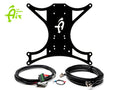 ~(5 lbs. 15X15X5)~ Compressor Mount AND Connection Kit - JK Under Seat for EGOI AND ARB Dual Air Compressor - Black