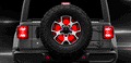 XK Glow Jeep 5th Wheel Light w/ Brake, Running, Reverse and Turn Signal Lights