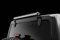 ~(11 lbs. 43X7X7)~ Rear Window Hinges Bracket Kit Includes (1) 30In Single Row Slim Line LED Light No Cut No Drill Installation Black Powder Coated Includes Universal Wire Harness