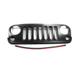 ~(8 lbs. 49X18X6)~ JK Grille - Matte Black