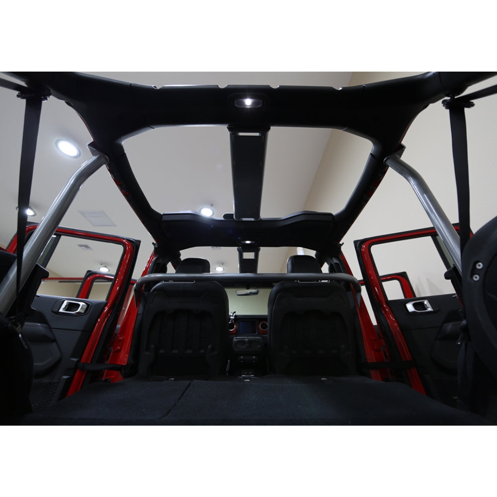Rock Hard 4x4 Bolt-In Ultimate Sport Cage C-Pillar Brace Kit for Jeep Wrangler JL 4DR 2018 - Current [RH-90702]