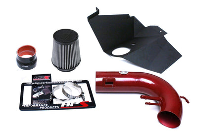 HPS Performance Performance Shortram Air Intake 2015-2017 Ford Mustang GT V8 5.0L Includes Heat Shield Red