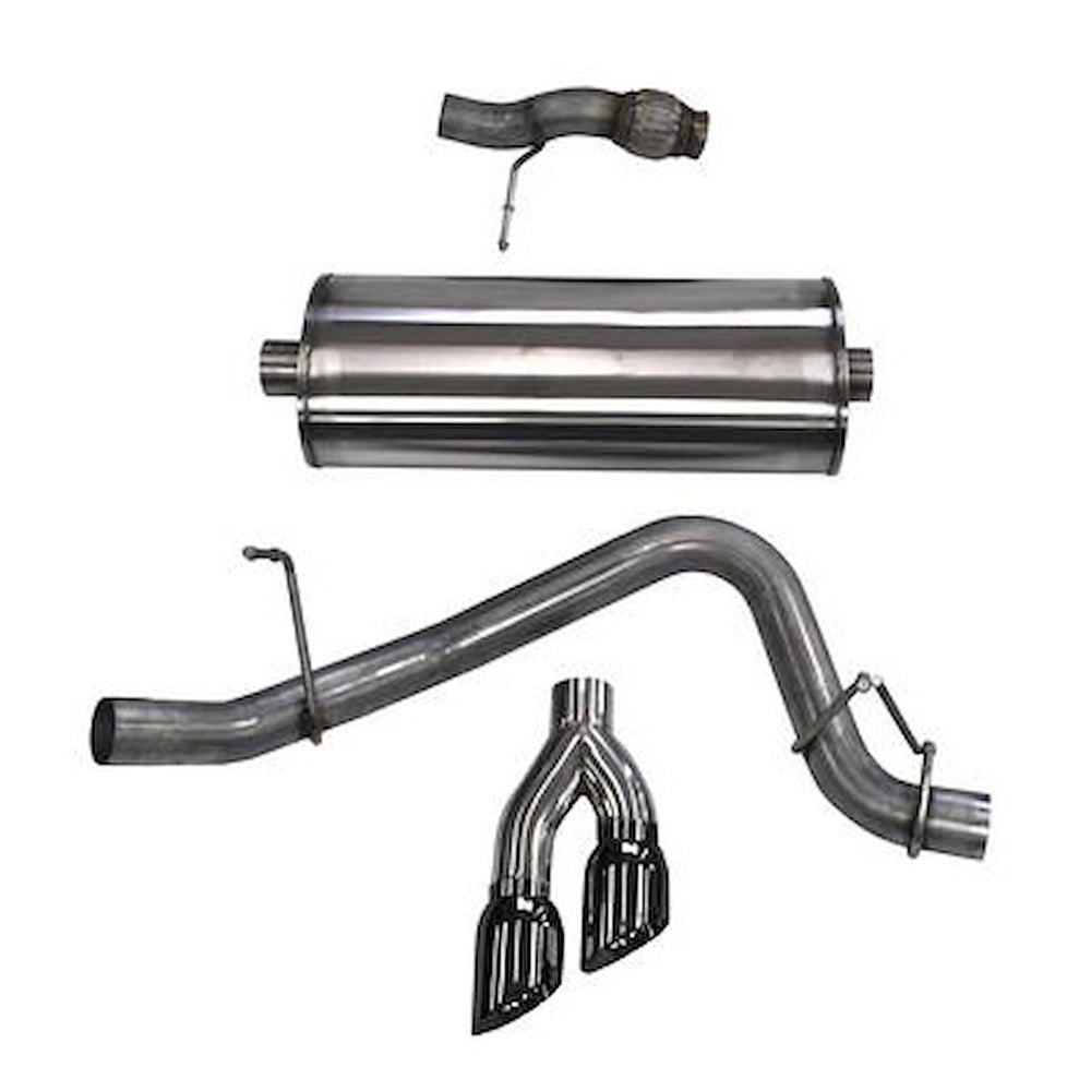 3.0 Inch Cat-Back Sport Single Side Exit Exhaust 4.0 Inch Polished Tip 11-Present Toyota Tacoma 3.5L