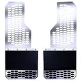 19C RAM 3500 DUALLY REAR 2 PC MUD SKINS SOLID BRUSHED STAINLESS STEEL