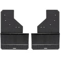 15C F150 FRONT2 PC BLACK MUD SKINS SOLID HIGH DENSITY POLYETHYLENE