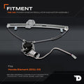 0311 ELEMENT POWER WINDOW REGULATOR AND MOTOR ASSEMBLY