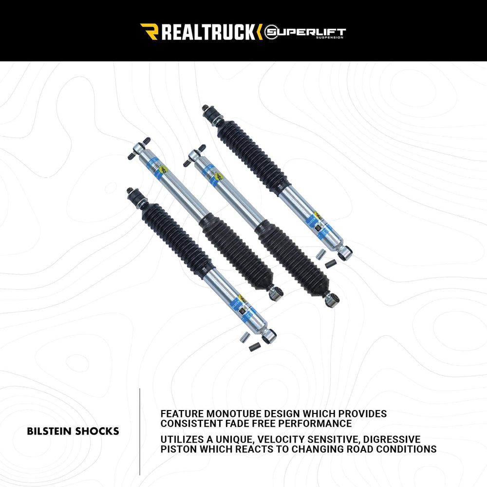 1520 FORD F150 2IN LIFT KITW/ BILSTEIN STRUTS & SHOCKS