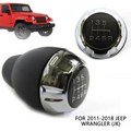 Transmission Shift Knob for 2011-2018 Jeep JK Wrangler w/ Manual Transmission Crown Automotive