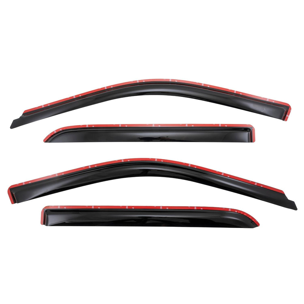 TFX INCHANNEL WNDW VENTS SMOKE 4PC