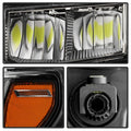22C SILVERADO 1500 (ZR2 WHITE LED DRL) FULL LED HEADLIGHT OE BLACK LEFT