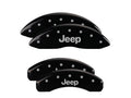 SET OF 4 CALIPER COVERS, ENGRAVED F