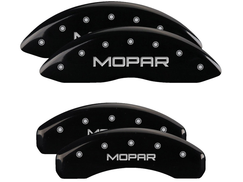SET OF 4 CALIPER COVERS, ENGRAVED F