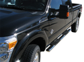 19C SILVERADO/SIERRA 1500/2500/3500 CREW CAB 4IN STRAIGHT SIDEBARS TXTED BLACK