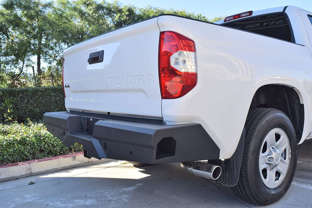 1421 TUNDRA HD REAR BUMPER REPLACEMENTS BLACK